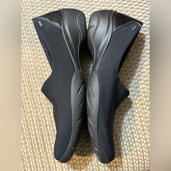 ECCO Rise GoreTex Leather Waterproof Comfort Walking Shoe Slip On Wedge US 8-8.5 - Picture 6 of 10